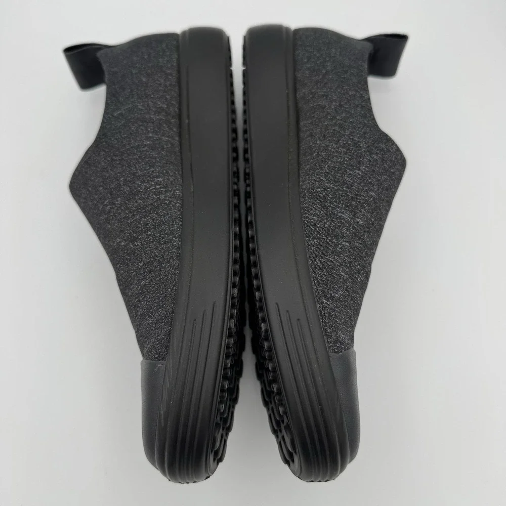 Ecco Women's 10 41 Soft 7 Black Low Top Slip On Comfort Shoes Cap Toe Gore‎ Tex